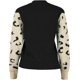 thumbnail image 5 of Suéteres de mujer Casual Leopard Print Patchwork manga larga de punto Jumper Cropped Jumper Tops TUNC Sencillez, 5 of 5