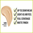 thumbnail image 3 of Maybelline Super Stay Full Coverage Liquid Foundation Makeup, Medium Beige, 1 fl. oz., 3 of 10
