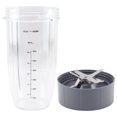 thumbnail image 1 of PIX-LINK Piezas de repuesto de vaso colosal y hoja extractora de 32 oz compatibles con Batidoras NutriBullet 600W 900W NB-101B NB-101S NB-201 lyd modelStyleType, 1 of 7