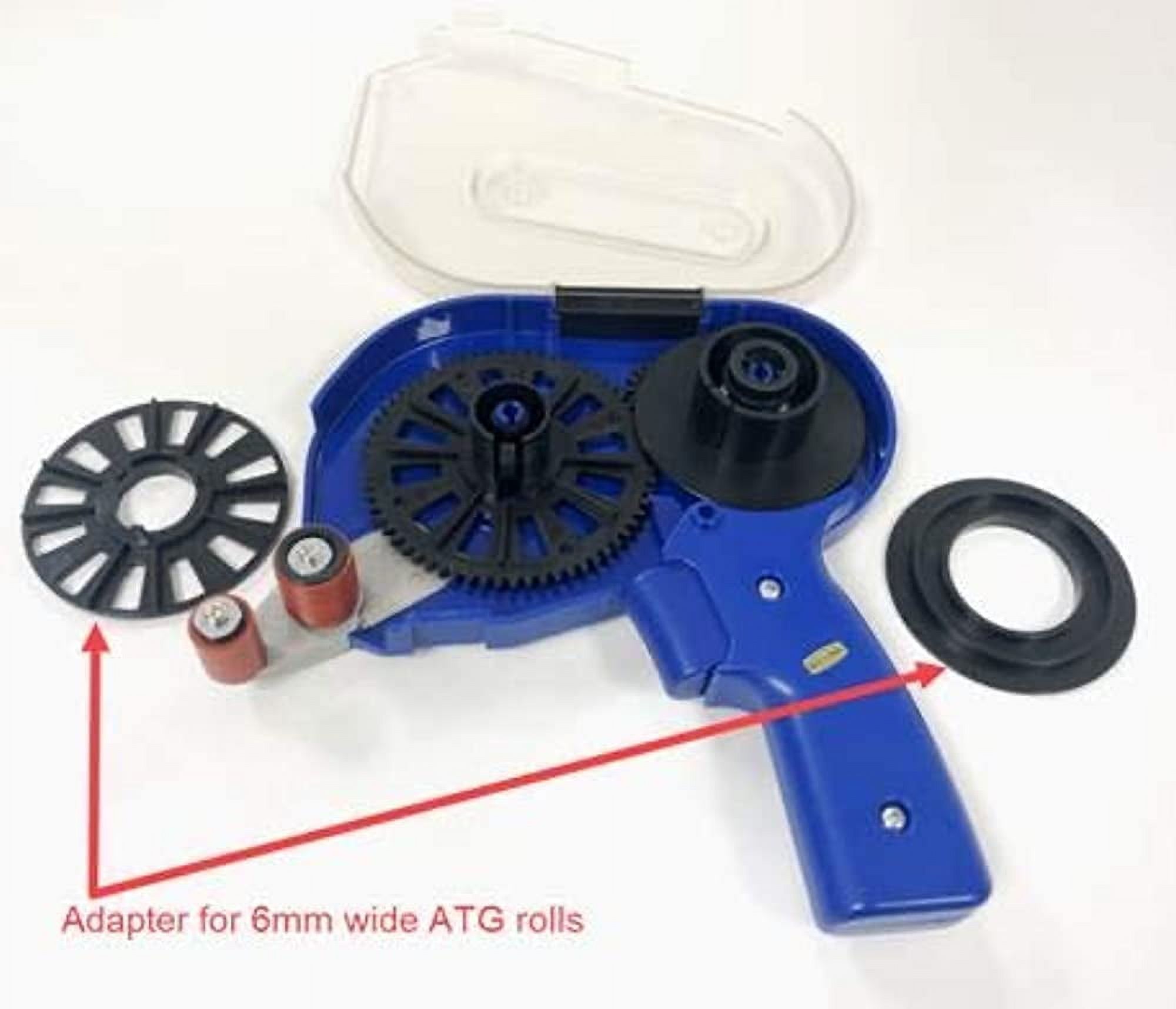 T.R.U ATG-50 ATG Tape Dispenser Gun for Tape: 1/4 in., 3/8 in., 1/2 in., and 3/4 in. wide on 1 in. Plastic Core (Pack of 1)