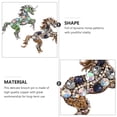 thumbnail image 3 of LOLIPPYY 2-Pack Assorted Color Brooch Set for Women’s Fashion Party Wear, Alloy Pins with Horse Designs and Rhinestone Accents, 3 of 8