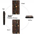 thumbnail image 5 of GAEKEAO Slim Wallet for Women RFID Blocking long Ladies Bifold Card Holder with Zipper Coin Pocket and Multiple Card Slots, 5 of 8