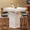 White, variant on Fnova Square Bar Table for Liquor, Modern Kitchen Dining Table, Counter Height Pub Table for Kitchen, Tavern, Coffee Corner, White