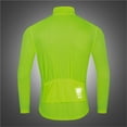 thumbnail image 6 of Breathable Ultralight Cycling Windbreaker Jacket with Reflective Details and Rear Zippered Pocket, Green, Size XL, 1 Pack, 6 of 6