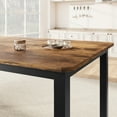 thumbnail image 2 of Sturdy Metal Frame Dining Table – 78.7" Industrial Rectangular Table for 6-8 – Classic Finish – Versatile Kitchen & Dining Room Furniture – Only Table, Classic Color, 2 of 8