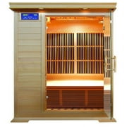 SunRay Barrett 1-Person Indoor Deluxe Infrared Cedar Sauna