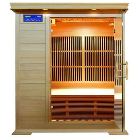 SunRay Barrett 1-Person Indoor Deluxe Infrared Cedar Sauna