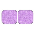 thumbnail image 7 of Disketp 2 Piece Lilac Glittering Pattern Windshield Sunshades,Folding Windshield Sun Shade For Car Suv Trucks Sedan,Blocks Uv Rays Sun Visor Protector-Medium, 7 of 7
