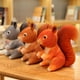 thumbnail image 3 of Squirrel Dog Toy, Cute Dog Toy Squirrel Plush Doll Funny Stuffed Plush Toy Cartoon Animals Handmade Doll Toy Home Decorations (Squirrel Gray), 3 of 4