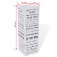 thumbnail image 4 of White Square Umbrella Stand Storage Holder Walking Stick Steel 48.5 cm, 4 of 4