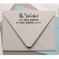 thumbnail image 3 of Printtoo Custom Family Return Address Stamps Wedding Invitation Self Inking Rubber Stamps, 3 of 3
