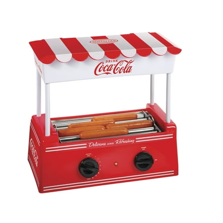 Nostalgia HDR8CK Coca-Cola Hot Dog Roller and Bun (Best Over The Counter Wormer For Dogs)