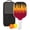 White-2, variant on Pickleball Paddles Set Of 1, Fiberglass Surface, Flame, Fire Print, 1 Paddle, 2 Balls & Bag