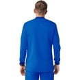 thumbnail image 2 of Adar Addition Scrubs for Men - Zippered Bomber Scrub Jacket - A6206 - Royal Blue - XS, 2 of 8
