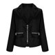 thumbnail image 4 of Blazers para las Mujeres Negocios Casual Manga Larga Solapa Cremallera Slim Fit Blazer de Trabajo, Chaqueta de Oficina Blazers de Negocios de las Mujeres, 4 of 7