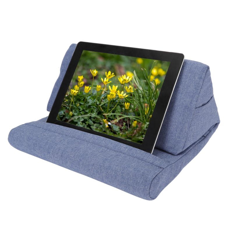 Tablet Pillow Stand, Soft Bed Pillow Holder Fits up to 11" Pad Fit with
