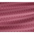 thumbnail image 4 of oneOone Cotton Jersey Medium Pink Fabric Stripe & Swirl Block Dress Material Fabric Print Fabric By The Yard 58 Inch Wide, 4 of 4