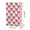 thumbnail image 1 of Yhmxh Organizadores y almacenamiento Bolso de mano con forma de corazón para San Valentín, bolsa de papel kraft, bolsa de regalo, bolsa para envolver pan, dulces y compras. Almacenamiento de ducha, 1 of 6