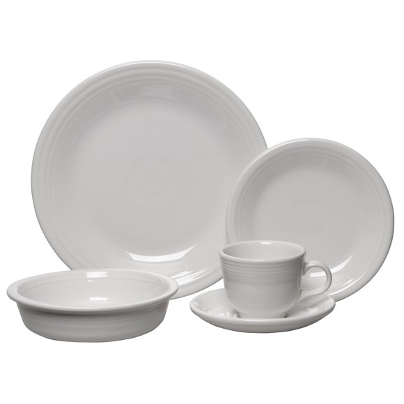 Fiesta 5-Piece Place Setting, White