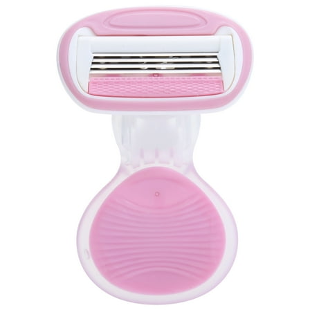 Women Manual Body Hair Shaver Trimmer Portable Face Leg Removal Tool Epilator Pink