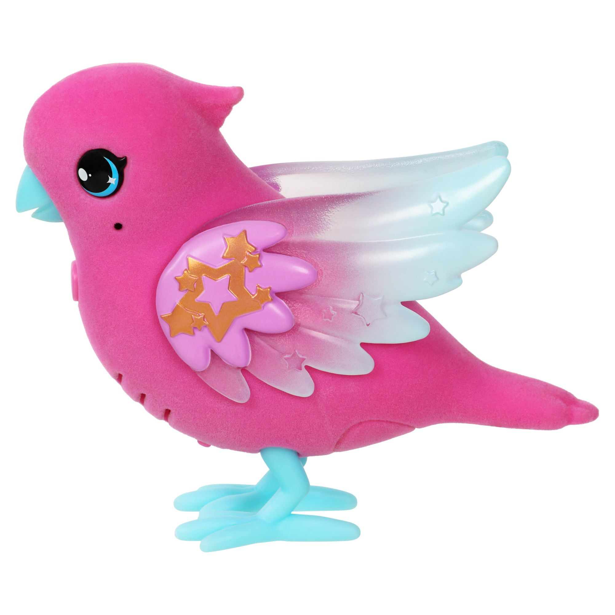 Little Live Pets, Lil' Bird: Skyler, Interactive Pink Bird, 20+ Sounds, Light up Wings, Ages 5+
