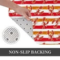 thumbnail image 6 of Rateoe Red Lobster Pattern Flannel Door Mat Indoor Outdoor Entrance, Waterproof All-Weather Doormat,Fade Resistant, Low Profile Entryway Mat 16x24in, 6 of 7