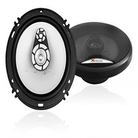 XP655 XO Vision XP655 6.5-Inch 3-Way Universal Premium Car Speaker, Set of 2
