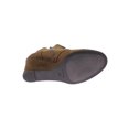 thumbnail image 2 of American Rag Womens Baylie Faux Suede Ankle Wedge Boots Brown 5 Medium (B,M), 2 of 3