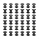 thumbnail image 1 of 50 juegos de tornillos Chicago, tornillos de hierro galvanizado de 7 mm L, tornillos de unión Phillips para álbumes de fotos de cuero y scrapbook, negro, 1 of 6