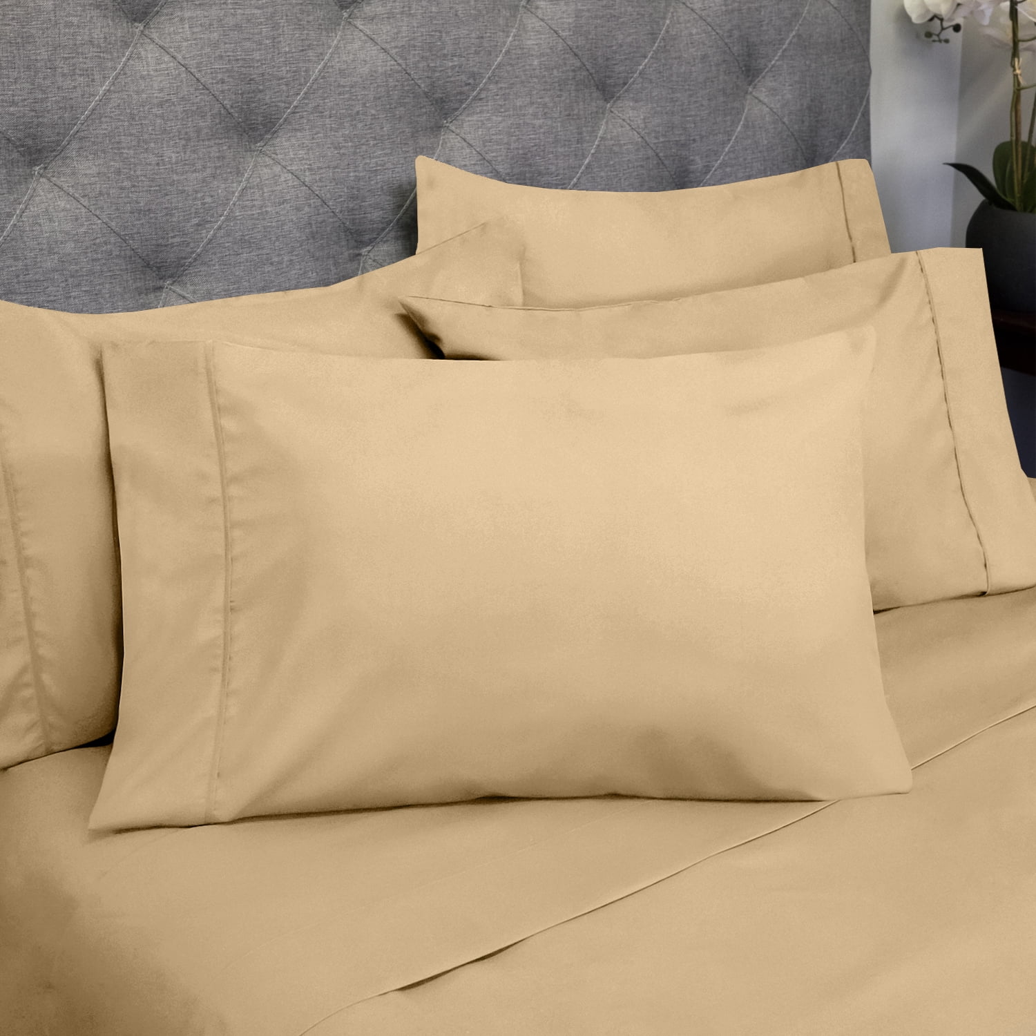 Bed Sheet Set Deep Pocket Egyptian Soft 