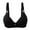 Black, variant on CAICJ98 Bras for Women Seamless Supportive Wireless No Underwire Push Up Bras Full Coverage Bralette Comfort T-Shirt Bra Pink,36