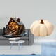 thumbnail image 2 of Escultura de belén, adorno acrílico, calabaza de Halloween, decoración de pie con base estable, adecuada para regalar, decoración del hogar., 2 of 8