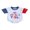 White, variant on Wassery My First 4Th of July Outfit Infant Baby Girls Boys Romper Independence Day Clothes Letter Print Contrast Color Short Sleeve Round Neck Bodysuits 0-24M