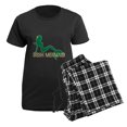 thumbnail image 5 of CafePress - Irish Mermaid Black Pajamas - Women's Short Sleeve Print T-Shirt and Pants Dark Cotton Pajama Set, 5 of 7
