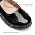 thumbnail image 4 of Zapatos Escolares para Niñas DREAM PAIRS Mary Jane Negro Talla 1, 4 of 6