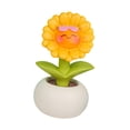 thumbnail image 4 of Escultura de girasol artificial en maceta con flores falsas, decoración, estatuilla, estatua para Estilo a, 4 of 9