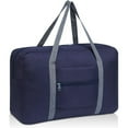 thumbnail image 1 of Para aerolíneas Bolsa de artículos personales 18x14x8 Bolsa de viaje Bolsa de lona Equipaje de mano plegable debajo del asiento para mujeres, 1 of 5
