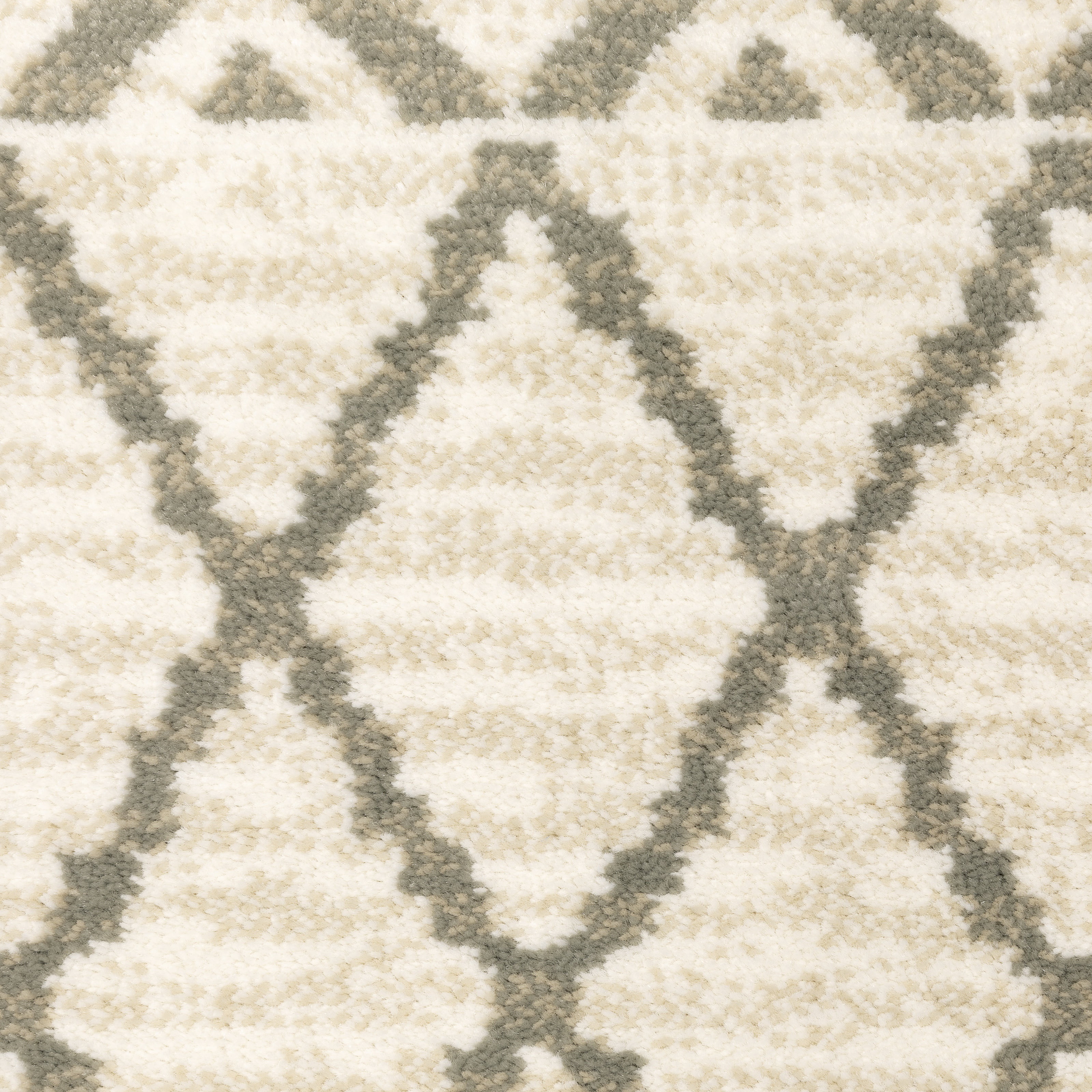 Avalon Home Gracie Tribal Lodge Area Rug, 6'7" X 9'2", Ivory/ Gray