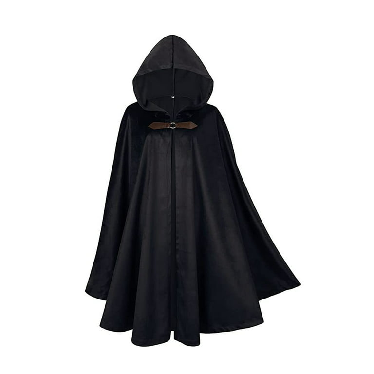 Hfyihgf Women's Gothic Hooded Trench Coat