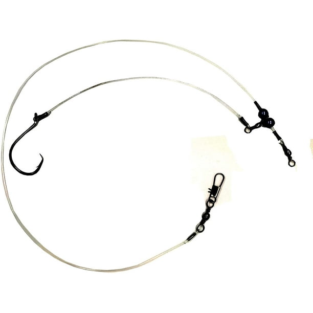 Stellar Single Drop 9/0 Hook Drum Leaders (3 Pack), Saltwater Fishing ...