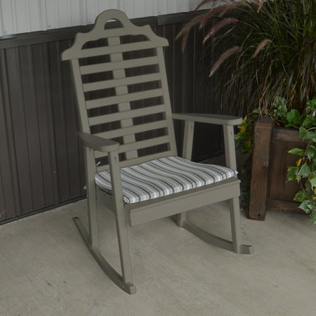 A & L Furniture Yellow Pine Marlboro Porch Rocker