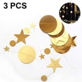 thumbnail image 1 of 3pcs Circle Dot Garland Streamer Kit For Twinkle Star Party Decor, 1 of 5