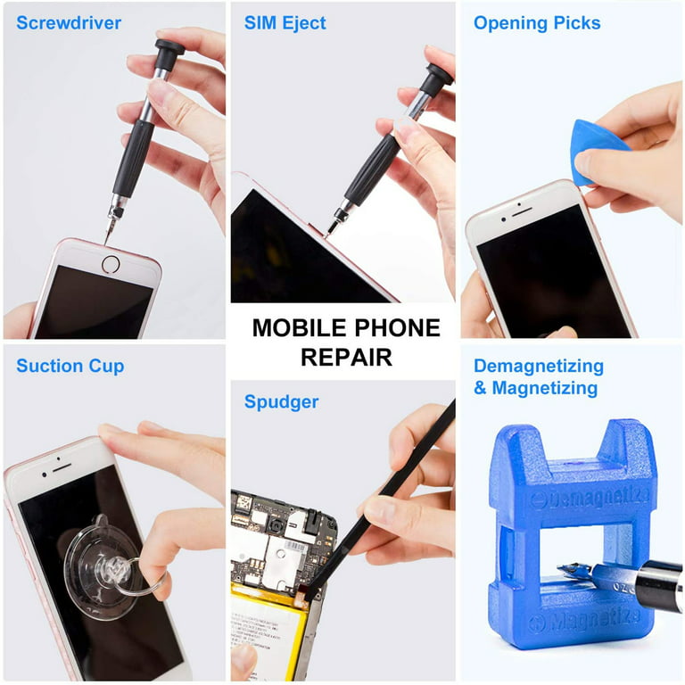 20 in 1 Mobile Phone Screen Opening Repair Tools Kit Screwdriver Set for  iPhone