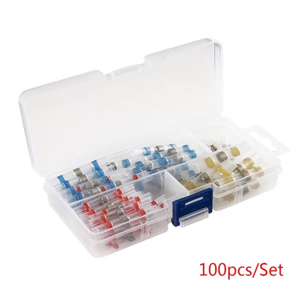 Conectores A Tope Termorretráctiles Conector A Tope Completamente Aislado Conectores A Tope Tipo Bala Rapido Caja Fuerte Conveniente Para Cableado Anggrek Electricas