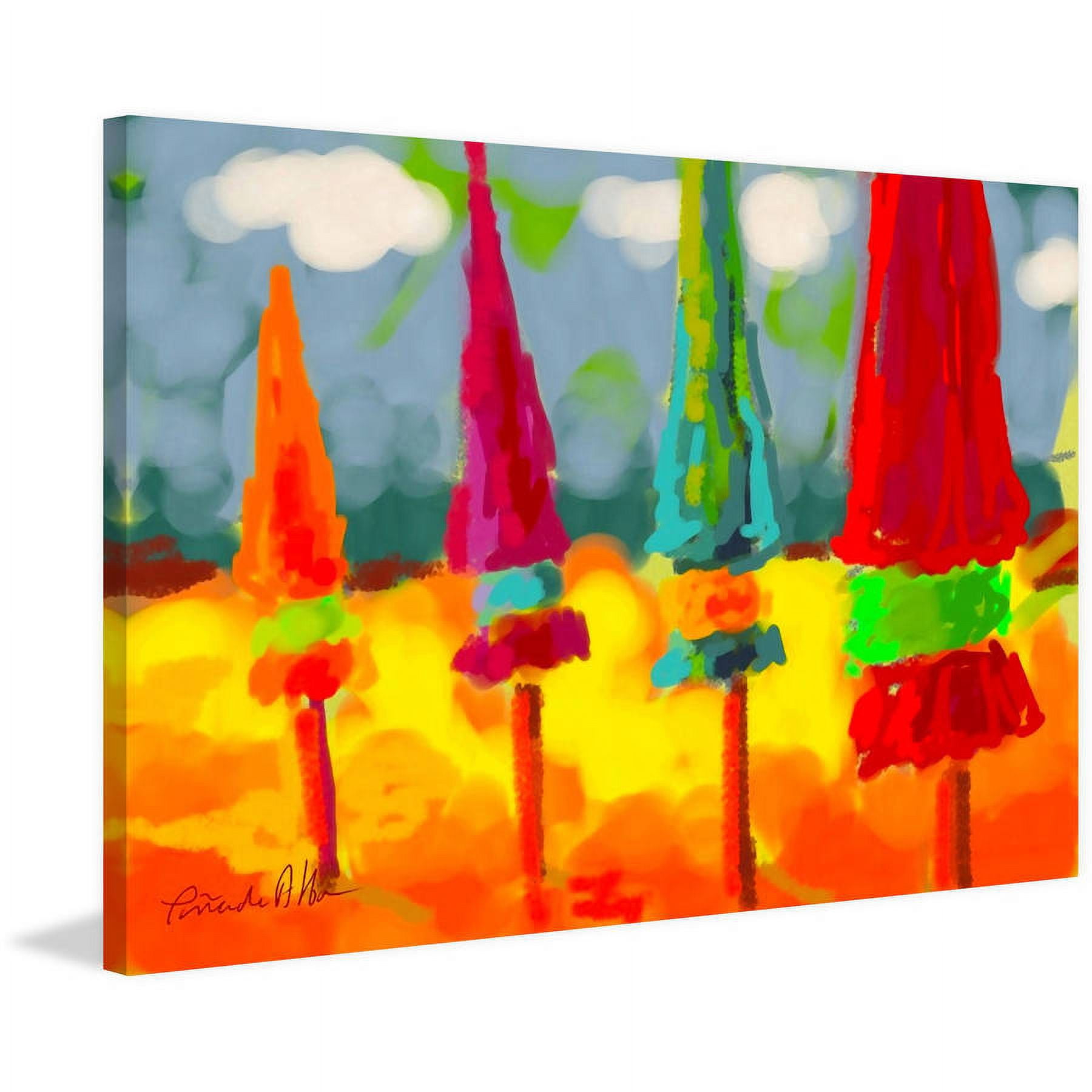 Marmont Hill "Deauville France" by Arthur Pina Painting Print on Wrapped Canvas