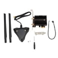 thumbnail image 2 of PCIE WiFi Adapter, 2.4GHz 5.8GHz 6GHz Triple Band  Blutooth 5.2 PCIE WiFi 6E  Adapter 5400Mbps Desktop WiFi Card With 6dBi  Antenna Base, 2 of 8
