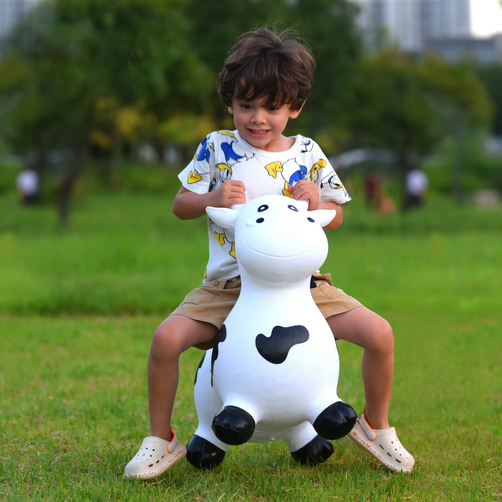 bouncing cow toy