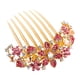 thumbnail image 1 of Accesorio de pasador de peine de flor con incrustaciones de diamantes de imitación para mujer, regalo del Día de la madre para mamá, regalo de vacaciones de Navidad para mujer MFZFUKR CPB-CJZ1723-3, 1 of 6