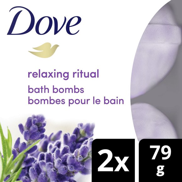 Dove Relaxing Care Lavender & Chamomile Scent Bath Bomb