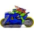 thumbnail image 2 of Teenage Mutant Ninja Turtles Backflip Riders 4-Pack, TMNT Rev-Up Motorcycle Toy Vehicles with Backflip Stunt Action, Rubber Tires, Mutant Mayhem Toy Set for Kids Ages 5+, 2 of 6